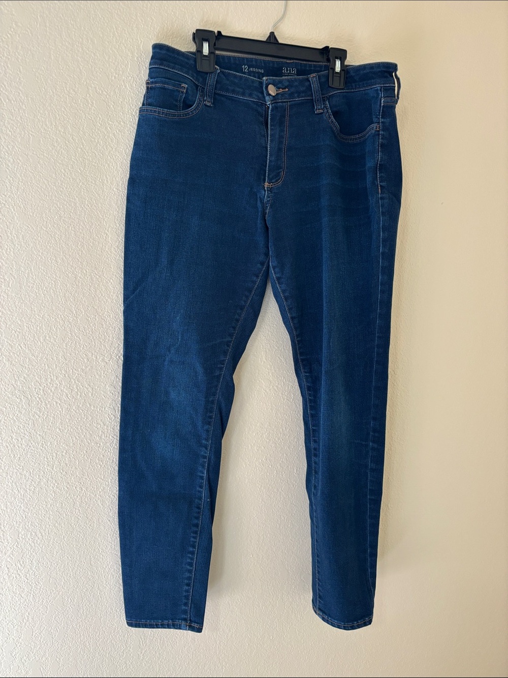 a.n.a Dark Blue Women's Stretch Jeggings Sz 12